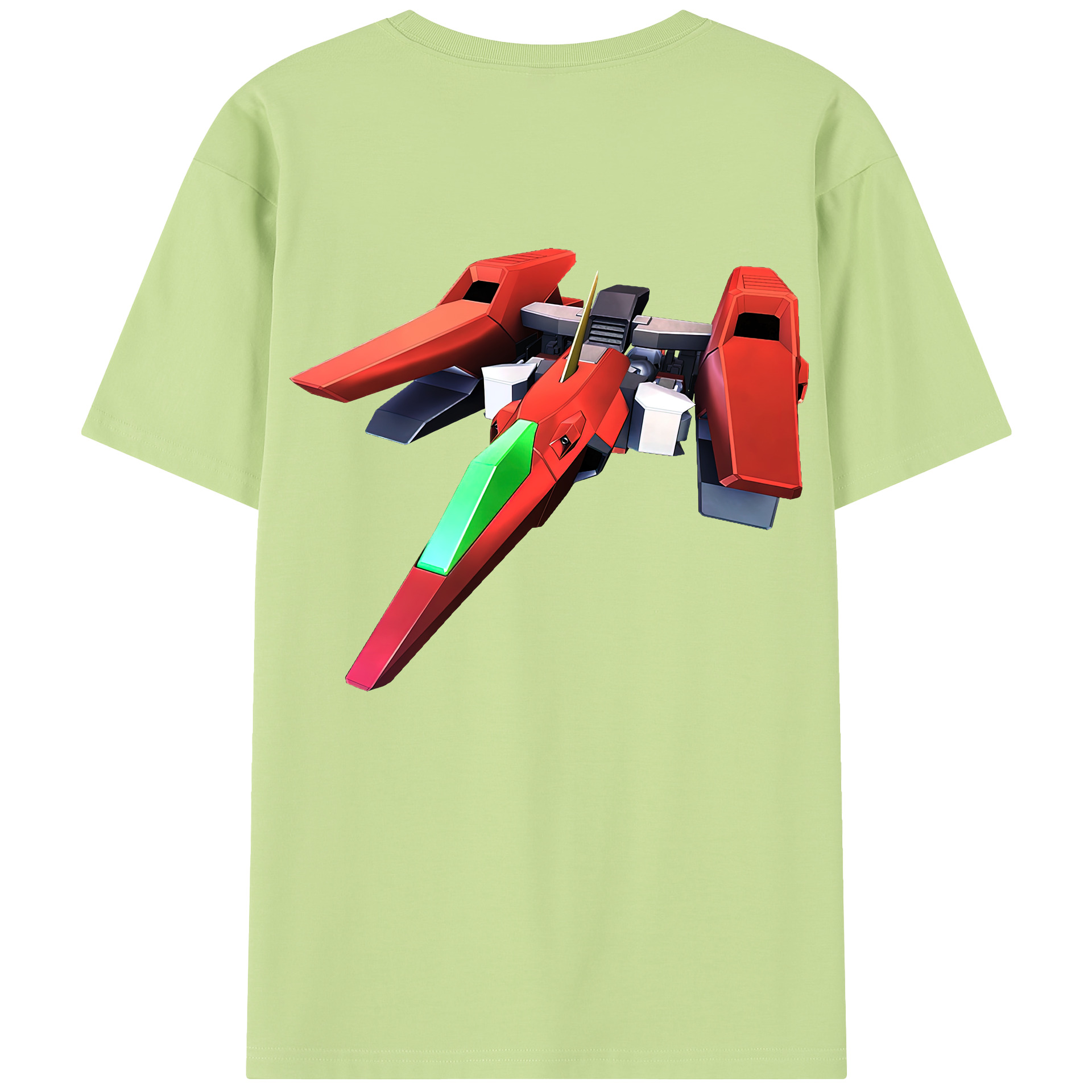 （画像用） 機動戦士ガンダム Mobile Suit Gundam 綿100％半袖Tシャツ（背面プリント）